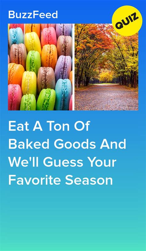 Eat Your Way Through A Bakery And Well Guess Your Favorite Season