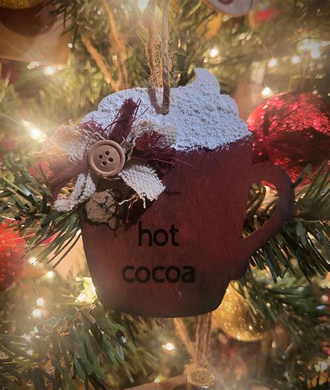 Hot Cocoa Ornaments Etsy