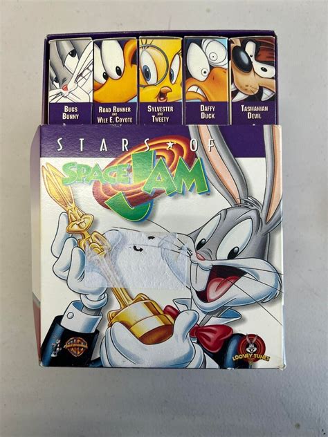 Looney Tunes Stars Of Space Jam Box Sealed Vhs Bugs Bunny Daffy Duck Etc Ebay