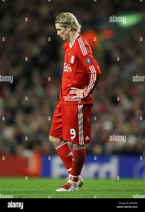 Fernando Torres Liverpool Fc Anfield Liverpool England April Stock Photo Alamy
