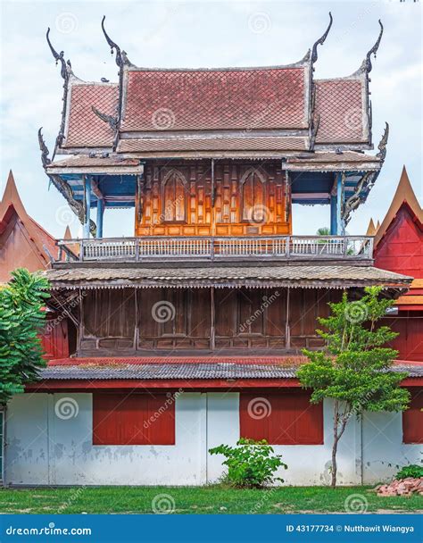 Old Wooden Temple Stock Photo Image Of Culture Sculpture 43177734