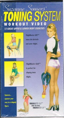 SUZANNE SOMERS TONING SYSTEM WORKOUT VHS NEW EBay