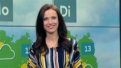 TV Moderatorin Susanne Schöne aus München moderiert das Wetter für N24