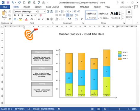 Column Chart Templates For Word
