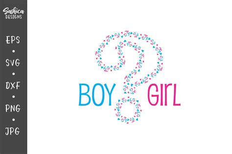 Gender Reveal Question Mark Graphic By Sashica Designs · Creative Fabrica