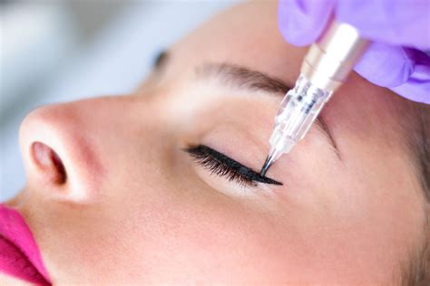 Permanent eyeliner involves using a tattooing technique to apply ink along the lashline to create the appearance of eyeliner. Eyeliner - Nora's Beauty