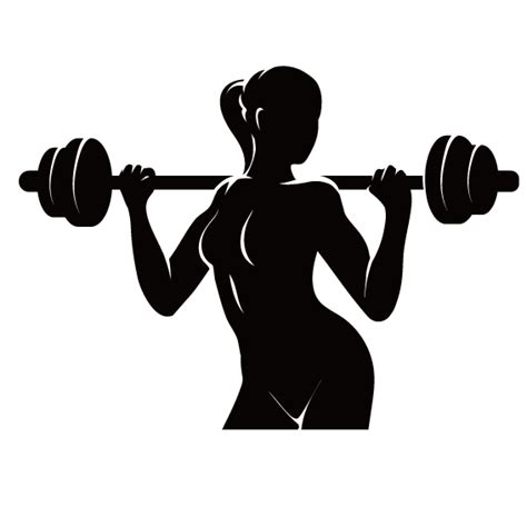 Download Centre Womens Weightlifting Fitness Logo Physical Clipart Png