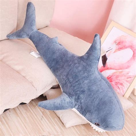 Massive Blue Shark Plush Toy 100cm 395 Inches Etsy