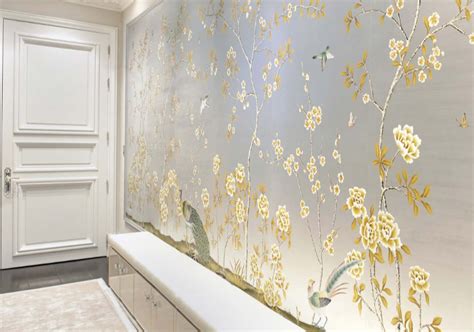 Beautiful Metallic Wallcoverings With Chinese Pattern From Misha
