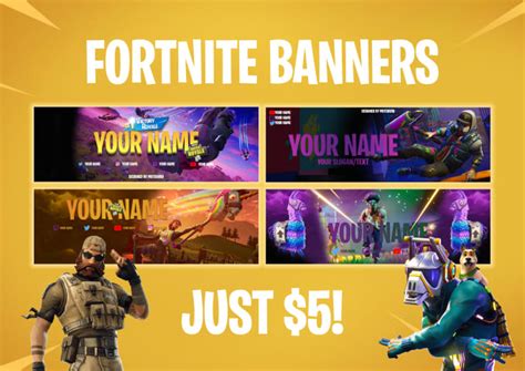 Create An Awesome Fortnite Banner By Pritchvrd Fiverr