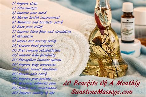 20 Benefits Of A Monthly Massage Sunstone Registered Massage Therapy Vaughan Wellness Clinic