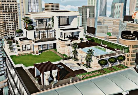 Sims 4 Penthouse Sims 4 Penthouse Sims 4 House Design Sims House Design