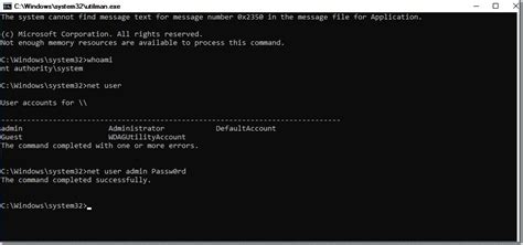 Update Bypass Windows 11 Password With Utilmanexe