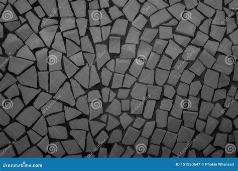 Broken Tiles Mosaic Seamless Pattern Stock Image Image Of Crack