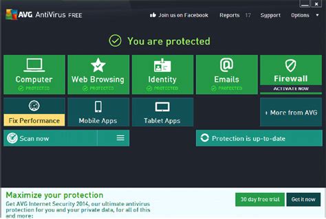 Instead, it comes with 30 days of trial. AVG Antivirus Free 2015 For 30 Days Trial - Free Download ...