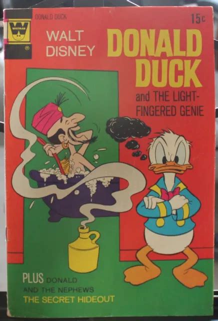 Walt Disney Donald Duck And The Light Fingered Genie No 143 1972