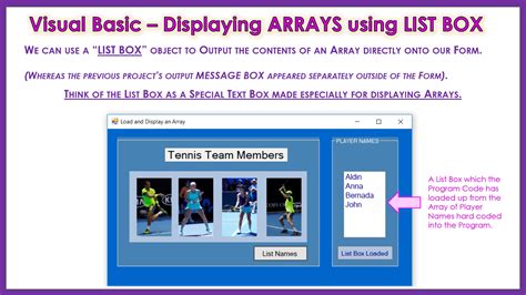 Arrays List Boxes And Linear Searches Passy World Of Ict