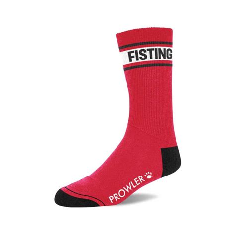 Prowler Red Fisting Socks Saints And Sinners