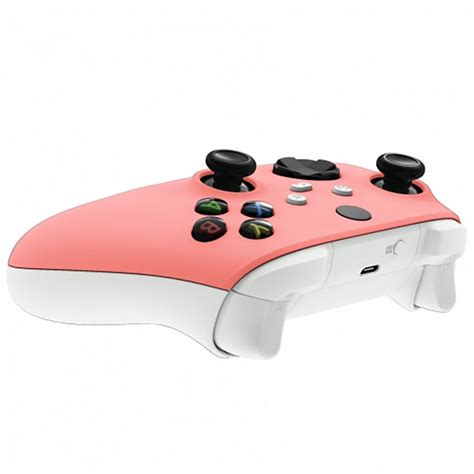 Xbox Series Sx Controller Front Faceplate Soft Touch Series Coral Pink