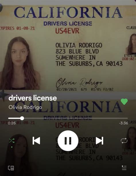Olivia Rodrigo Drivers License Cover Photo Review Olivia Rodrigo