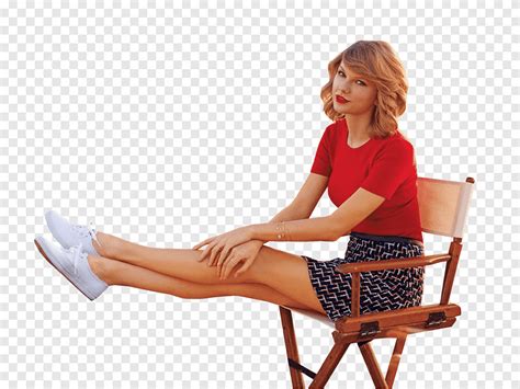 Taylor Swift 37 Taylor Swift Sitting On Directors Chair Lifting Legs