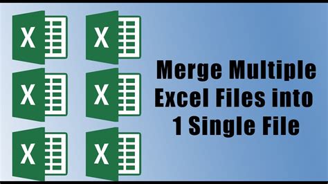 Merge Multiple Excel Files Into File In Just Few Seconds Youtube