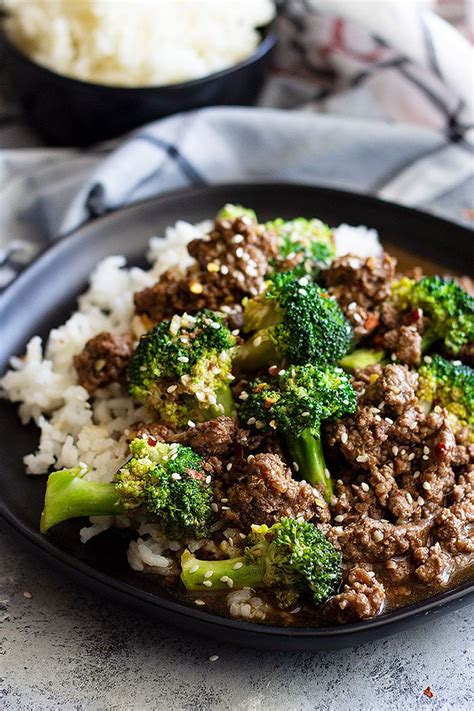 This Easy Ground Beef And Broccoli Is A Super Quick Weeknight Meal