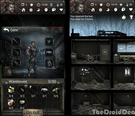 The Droid Den Review Infected Zone Zombie Survival Is Text Based