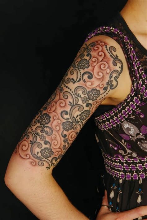 27 Best Lace Tattoo Designs For Every Women