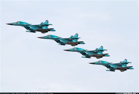 Sukhoi Su 34 Russia Air Force Aviation Photo 2398714