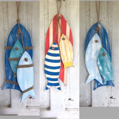 The rope decorations on the front add a bit of interesting without standing out too much. DIY Wooden fish cutouts unfinished Do It Yourself wood craft in 2020 | Wood craft supplies ...