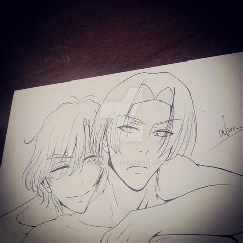 Shougo And Rei From Love Stage Lineart By Aliss Ale On Deviantart