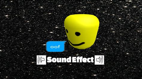 roblox oof soundeffect youtube