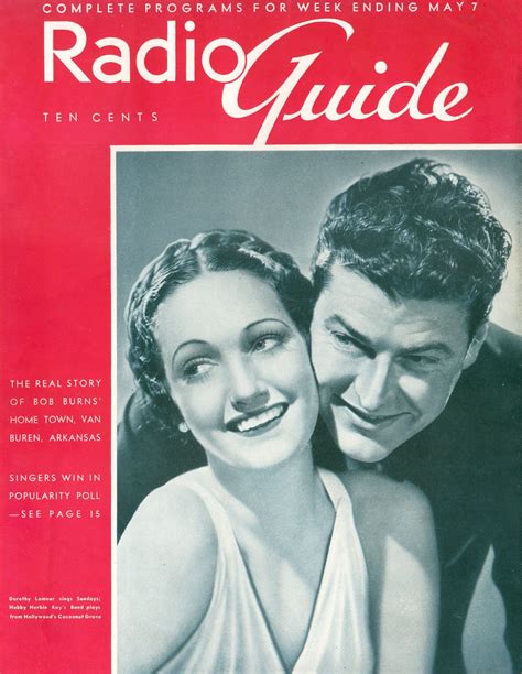 Radio Guide May 7 1938 1940s Bob Burns Old Time Radio Flappers May