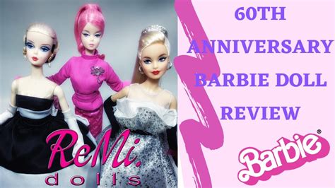 60th Anniversary Barbies Dolls Barbie Signature Review Youtube