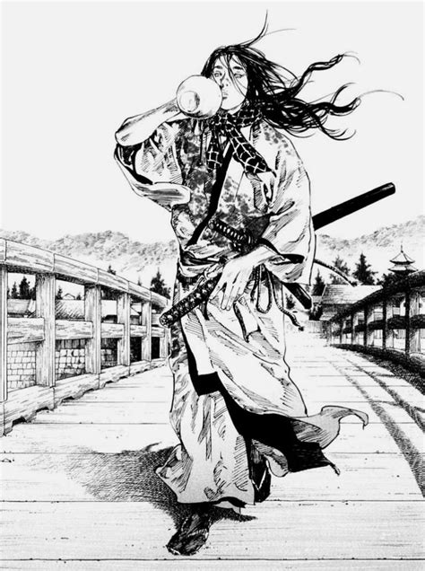 Manga Panel Samurai Artwork Vagabond Manga Samurai Art