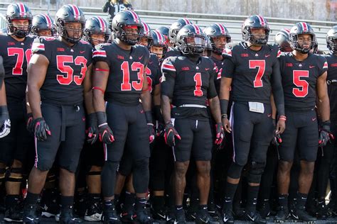 Ohio State To Wear Blackout Unis Against Wisconsin This Saturday Rcfb