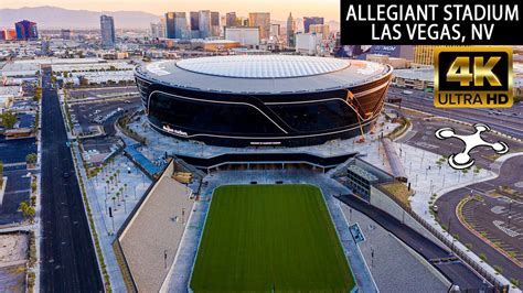 Allegiant Stadium Las Vegas Raiders Football Drone Tour Vegas
