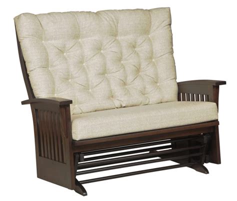 Deluxe Loveseat Glider Amish Originals Furniture Company