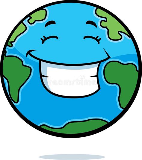 Earth Smiling A Cartoon Planet Earth Smiling And Happy Sponsored
