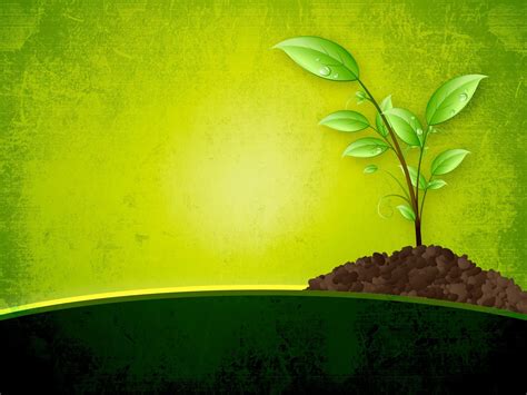 Beautiful Nature Green Worship Background For Powerpoint Nature Ppt
