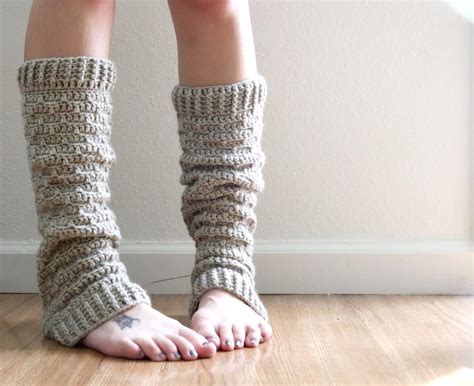 Slouchy Crochet Leg Warmers | AllFreeCrochet.com
