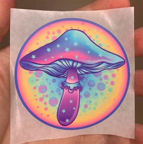 Psychedelic Mushroom Sticker Trippy Weatherproof Mindgone