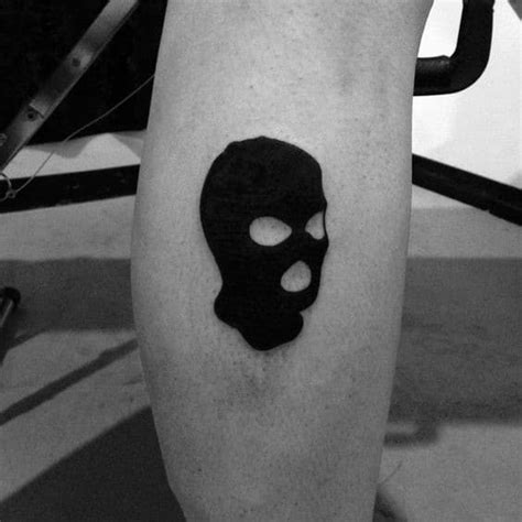35 Ski Mask Tattoo Designs For Men