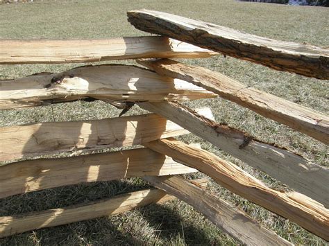 Black Locust Split Rail Fence Wood Split Rail Fencing Bark House