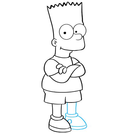 How To Draw Bart Simpson Really Easy Drawing Tutorial