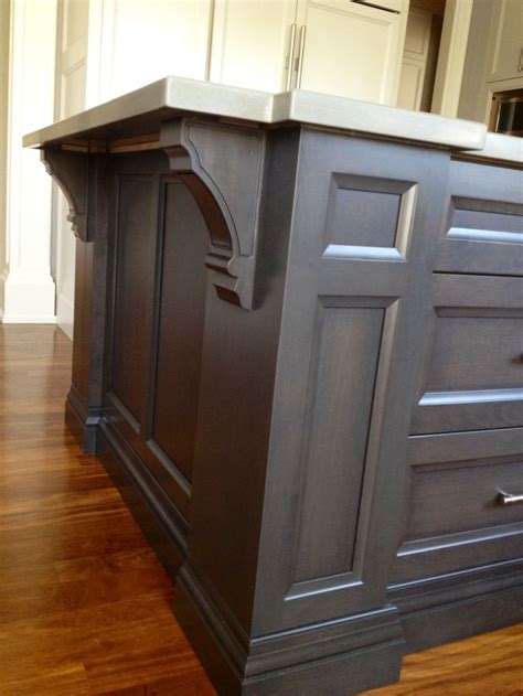 If you have natural wood cabinetry in your bathroom or your kitchen, you have a couple of options if it's this rich gray stain from indianakitchencompany is a nice option between a darker brown and a gray. dark stained maple cabinets - Google Search | Stained ...