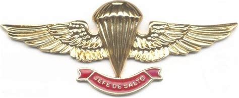 Colombia Jumpmaster Parachutist Wings Type 5 Paratrooper Special