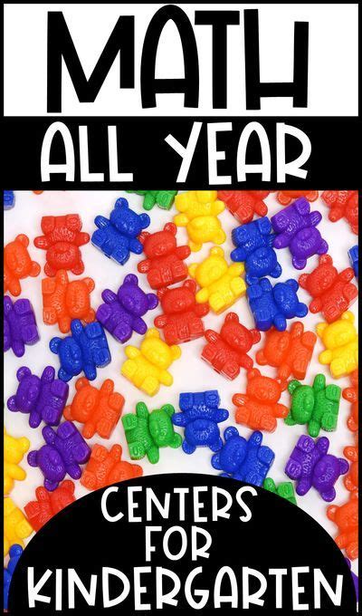 Kindergarten Math Centers And Math Activities For The Entire Year The
