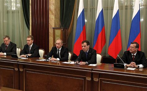 But can he get them confirmed by the senate? Meeting with Cabinet members • President of Russia